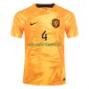 Maillot de Supporter VIRGIL 4 Pays-Bas Domicile Coupe du Monde 2022 Pour Homme